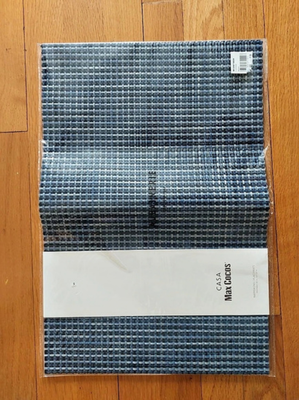 CASA Max Cocos Max Cocos Placemats Set of 4 Blue & Gray NWT